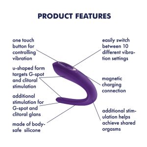 Satisfyer Partner Couples Vibrator BondageBox UK