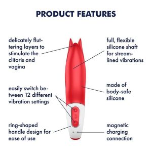 Satisfyer Power Flower Clitoral Vibrator BondageBox UK