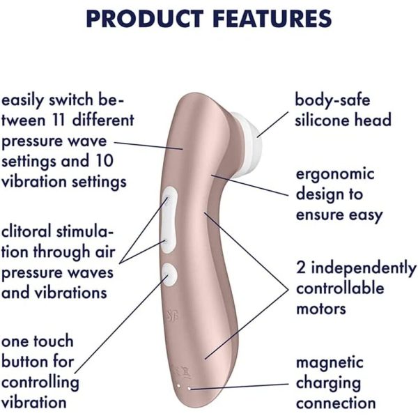 Satisfyer Pro 2 Plus Vibration Clitoral Massager BondageBox UK