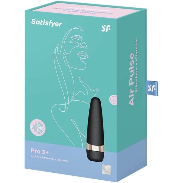 Satisfyer Pro 3 Plus Vibration Clitoral Massager BondageBox UK