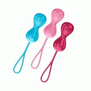 Satisfyer Set Of 3 Orgasm Balls With Moving Inner Balls BondageBox UK