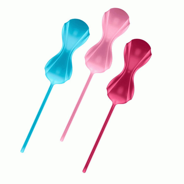 Satisfyer Set Of 3 Orgasm Balls With Moving Inner Balls BondageBox UK