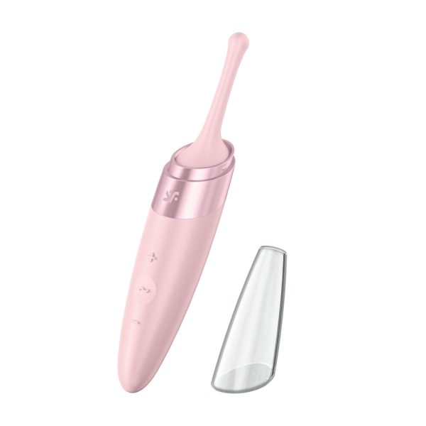 Satisfyer Twirling Delight Clit Stim Rose BondageBox UK
