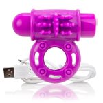 Screaming O Charged OWow Purple Vibrating Cock Ring BondageBox UK