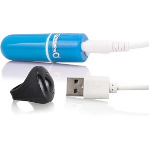 Screaming O Charged Vooom Remote Control Bullet Blue BondageBox UK