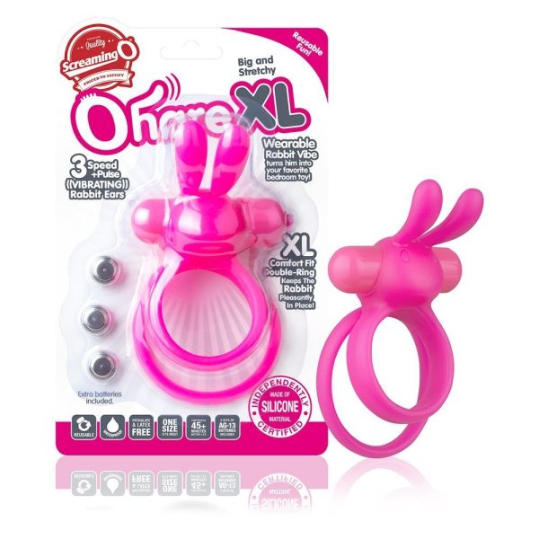 Screaming O OHare XL Vibrating Cock Ring Pink BondageBox UK