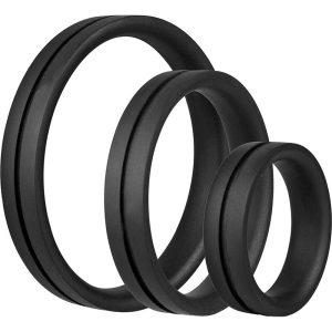 Screaming O RingO Pro X3 Cock Rings Black BondageBox UK
