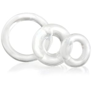 Screaming O RingO x3 Clear Cock Rings BondageBox UK