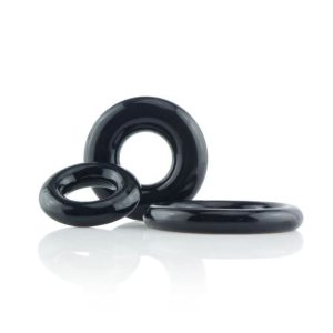 Screaming O RingO x3 Cock Rings Black BondageBox UK