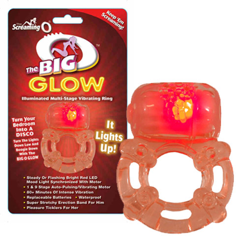 Screaming O The Big O Glow Vibrating Cock Ring BondageBox UK