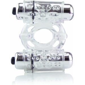 Screaming O Wow Double Wammy Vibrating Cock Ring BondageBox UK