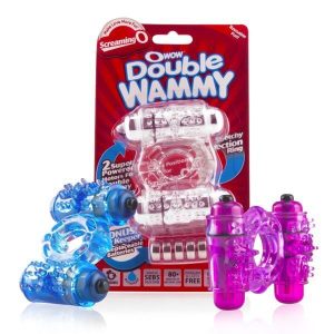 Screaming O Wow Double Wammy Vibrating Cock Ring BondageBox UK
