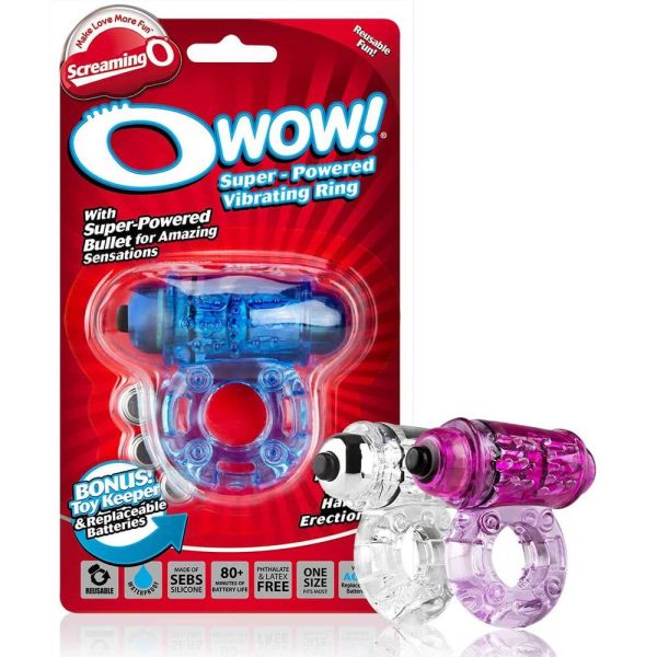 Screaming O Wow Vibrating Cock Ring BondageBox UK