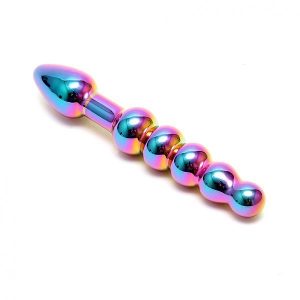 Sensual Multi Coloured Glass Laila Anal Probe BondageBox UK