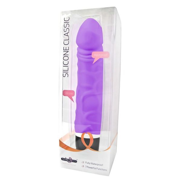 Silicone Classic Vibe Purple BondageBox UK