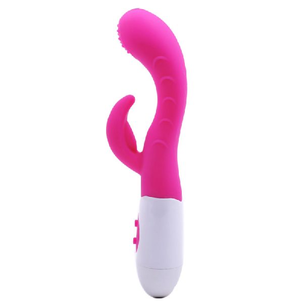 Silicone Dual Motors G Spot Vibrator Pink BondageBox UK