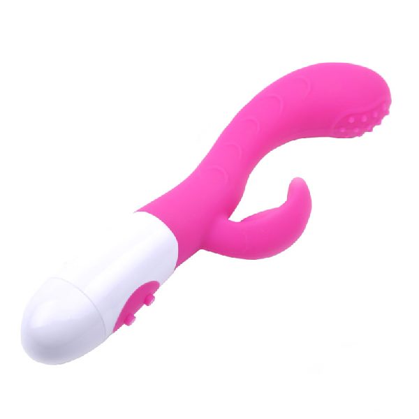 Silicone Dual Motors G Spot Vibrator Pink BondageBox UK