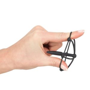 Silicone Penis Plug WIth Glans Cage BondageBox UK