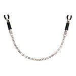 Silver Nipple Clamps With Chain BondageBox UK