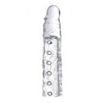 Size Matters 3 Inch Clear Penis Enhancer Sleeve BondageBox UK
