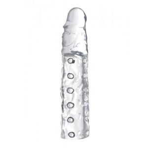 Size Matters 3 Inch Clear Penis Enhancer Sleeve BondageBox UK