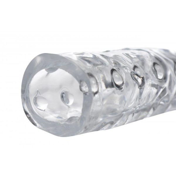 Size Matters 3 Inch Clear Penis Enhancer Sleeve BondageBox UK