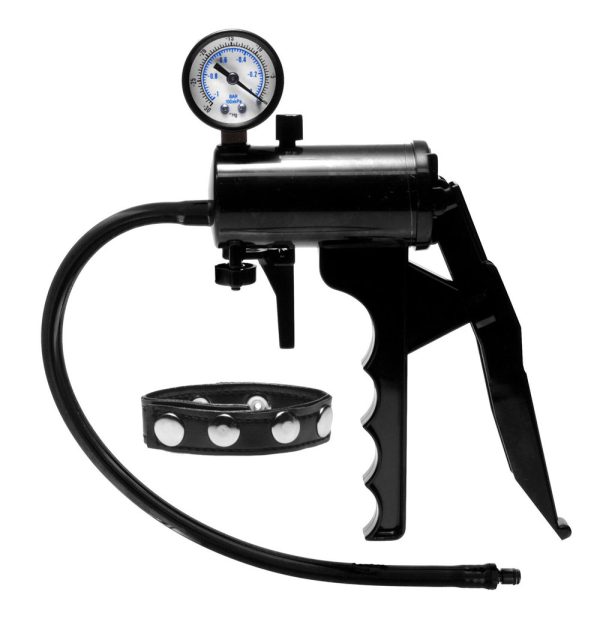 Size Matters Premium Gauge Pump Black BondageBox UK
