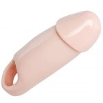 Size Matters Really Ample Wide Penis Enhancer Sheath Flesh BondageBox UK