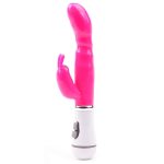 Slim G Spot Twelve Speed Rabbit Vibrator Neon Pink BondageBox UK