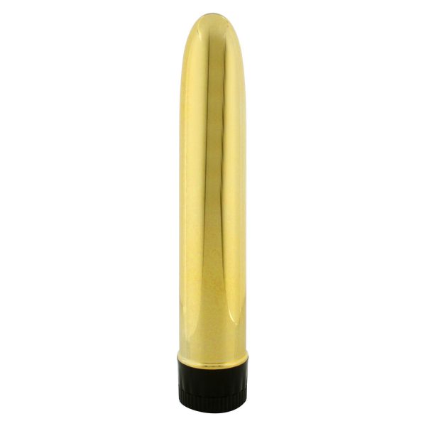 Slimline_Smooth_Multi_Speed_Vibrator_Gold_BondageBox_x2 Slimline Smooth Multi Speed Vibrator Gold BondageBox UK