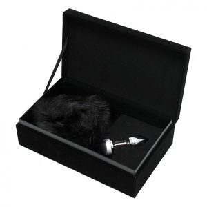 Small Butt Plug With Black Tail BondageBox UK