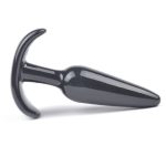 Small Tapered Black Anal Plug BondageBox UK