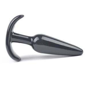 Small Tapered Black Anal Plug BondageBox UK