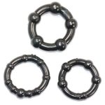 Stay Hard Beaded Cock Rings BondageBox UK