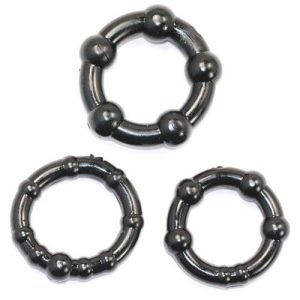 Stay Hard Beaded Cock Rings BondageBox UK