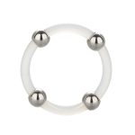 Steel Beaded Silicone Ring Large BondageBox UK