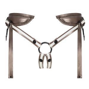 Strap On Me Leatherette Desirous Harness One Size BondageBox UK