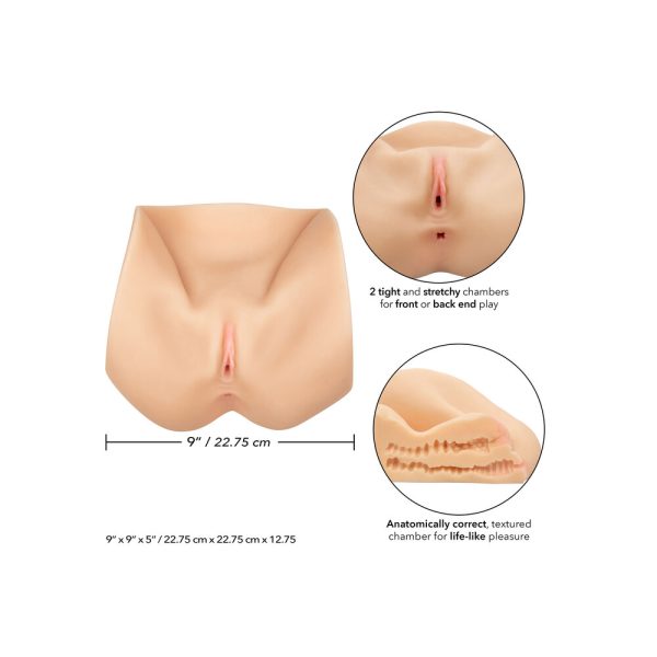 Stroke It Life Size Pussy Flesh Pink BondageBox UK