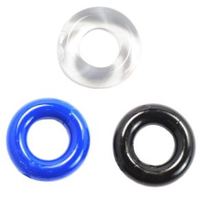 Tempt Ation Triple Pack Doughnuts Cock Ring BondageBox UK