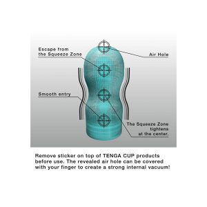Tenga Premium Original Vacuum Cup Extra Cool BondageBox UK