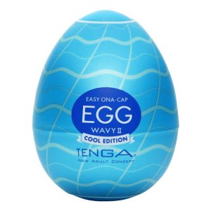 Tenga Wavy 2 Cool Edition Egg Masturbator BondageBox UK