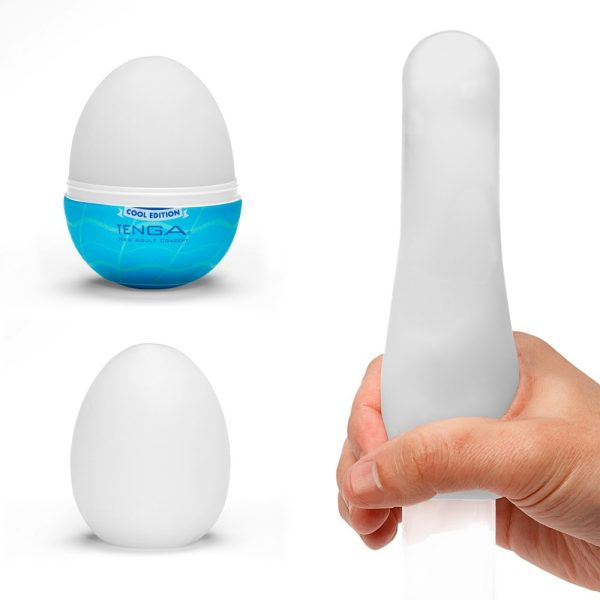 Tenga Wavy 2 Cool Edition Egg Masturbator BondageBox UK