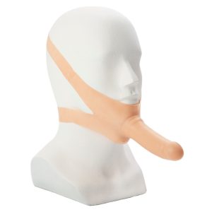 The Accommodator Face Strap On Dildo Flesh BondageBox UK