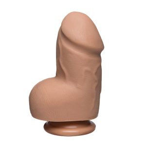 The D Fat D 6 Inch Vanilla Dildo With Balls BondageBox UK