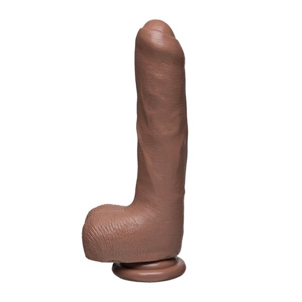The D Uncut D 9 Inch Caramel Dildo With Balls BondageBox UK