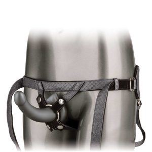 The Royal Ultra Soft Set Crotchless Strap On With G Probe BondageBox UK