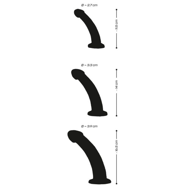 Three Piece Crystal Clear Anal Training Set BondageBox UK