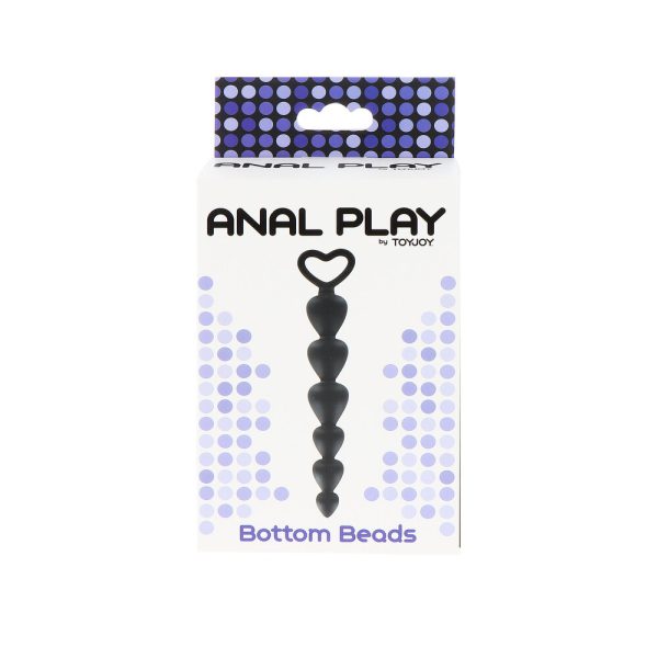 ToyJoy Anal Play Bottom Beads Black BondageBox UK