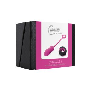 ToyJoy Caresse Embrace 1 Remote Control Egg Pink BondageBox UK