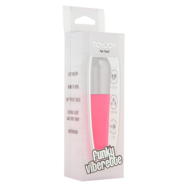 ToyJoy Funky Viberette Mini Vibrator Pink BondageBox UK